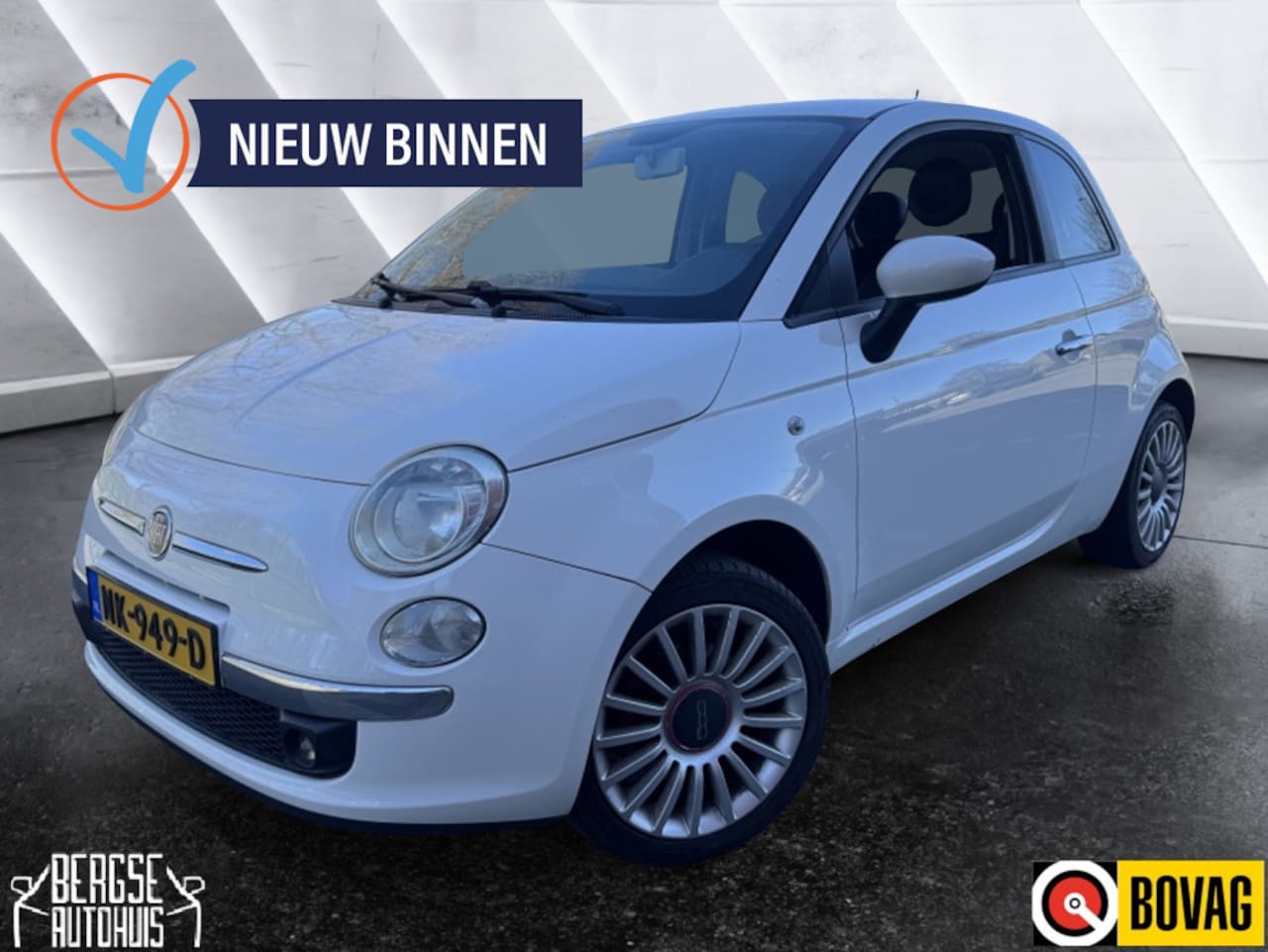 Fiat 500 - 1.4 16V Sport Airco Carplay Lmv Leer - AutoWereld.nl