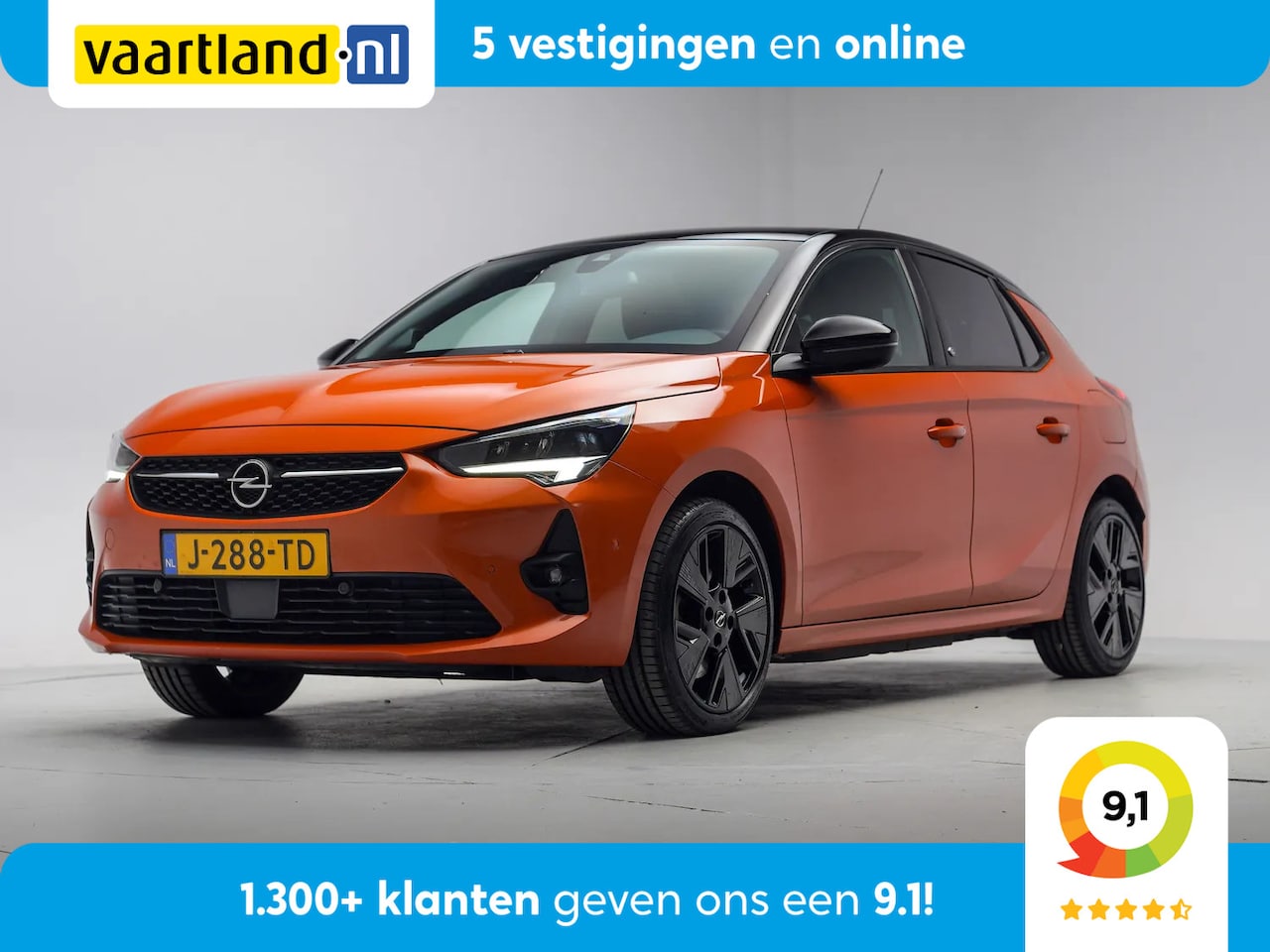 Opel Corsa-e - 50 kWh GS-Line 3-Fase [ Panoramadak Apple / Android Clima LED Navi ] - AutoWereld.nl