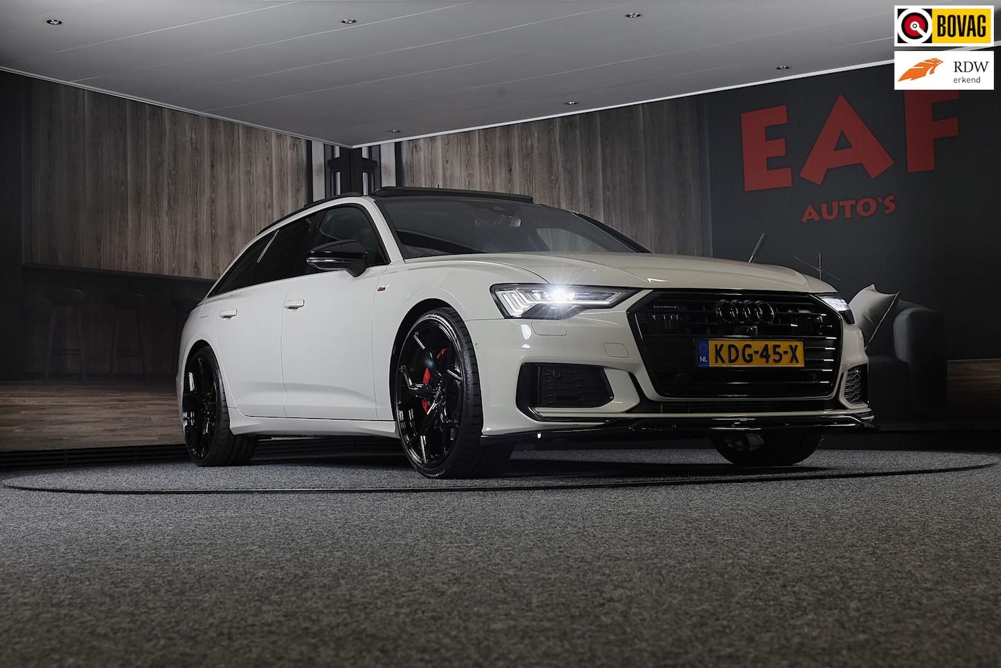 Audi A6 Avant - 55 TFSI e Quattro RS6 Look / RS Zetels / Head Up / Carbon / Leder / Memory / B&O / 360 Cam - AutoWereld.nl