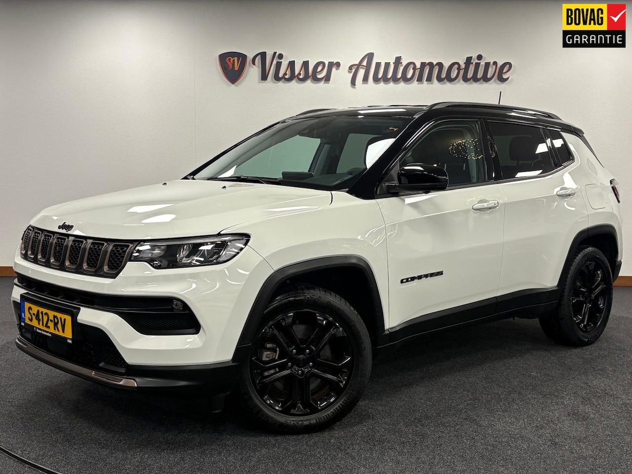 Jeep Compass - 4xe 240 Plug-in Hybrid*NAP*Carplay*Camera*Cruise-Control*Airco*Leder* - AutoWereld.nl