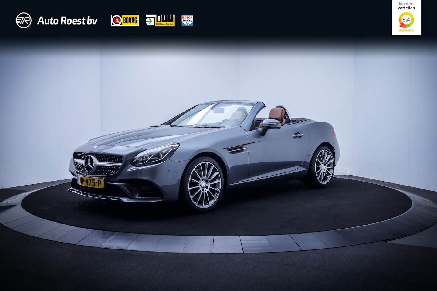 Mercedes-Benz SLC - 180T 9G-Tr. AMG-Line FULL LED | AIRSCARF | PANO | CARPLAY | STOELVERW | LEDER | LMV 18'' | - AutoWereld.nl