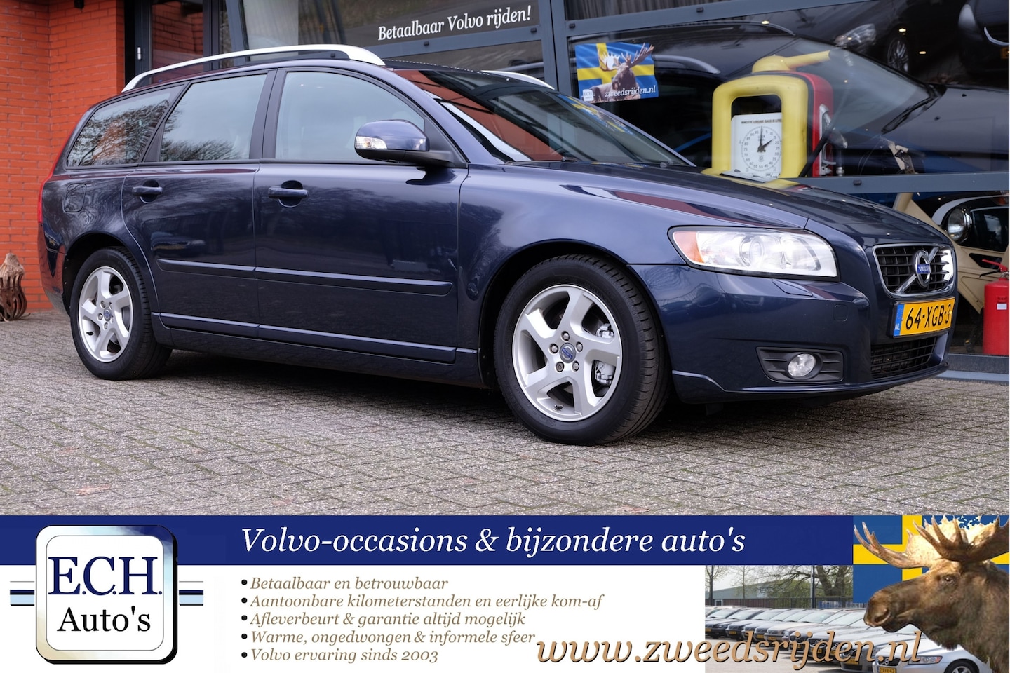 Volvo V50 - D2 115 pk Limited Edition, Dealer onderhouden, Leer - AutoWereld.nl
