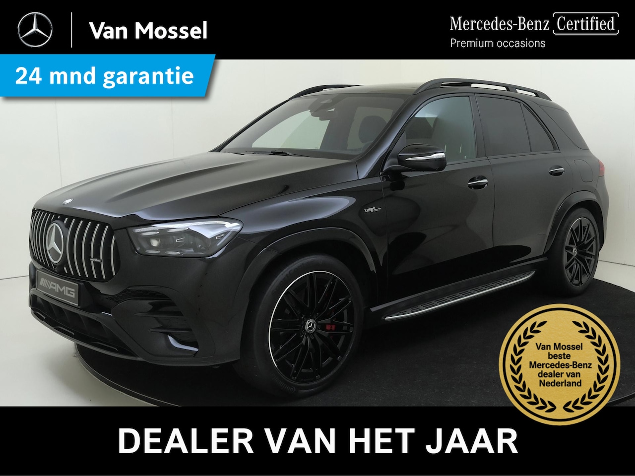 Mercedes-Benz AMG GLE - 53 Hybrid 4MATIC+ / Night/ Panoramadak/ Burmester/ Head Up/ 22 inch/ El. Trekhaak - AutoWereld.nl