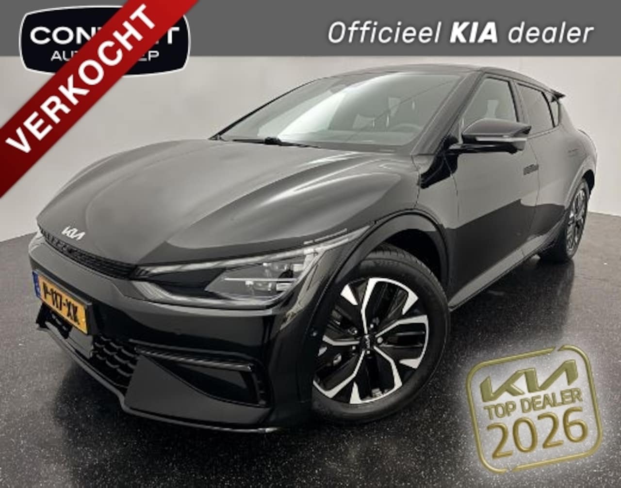 Kia EV6 - 77,4kWh 229pk RWD GT-Line | Schuif/Kanteldak | SOH 100% | Afneembare Trekhaak | Alarmklass - AutoWereld.nl