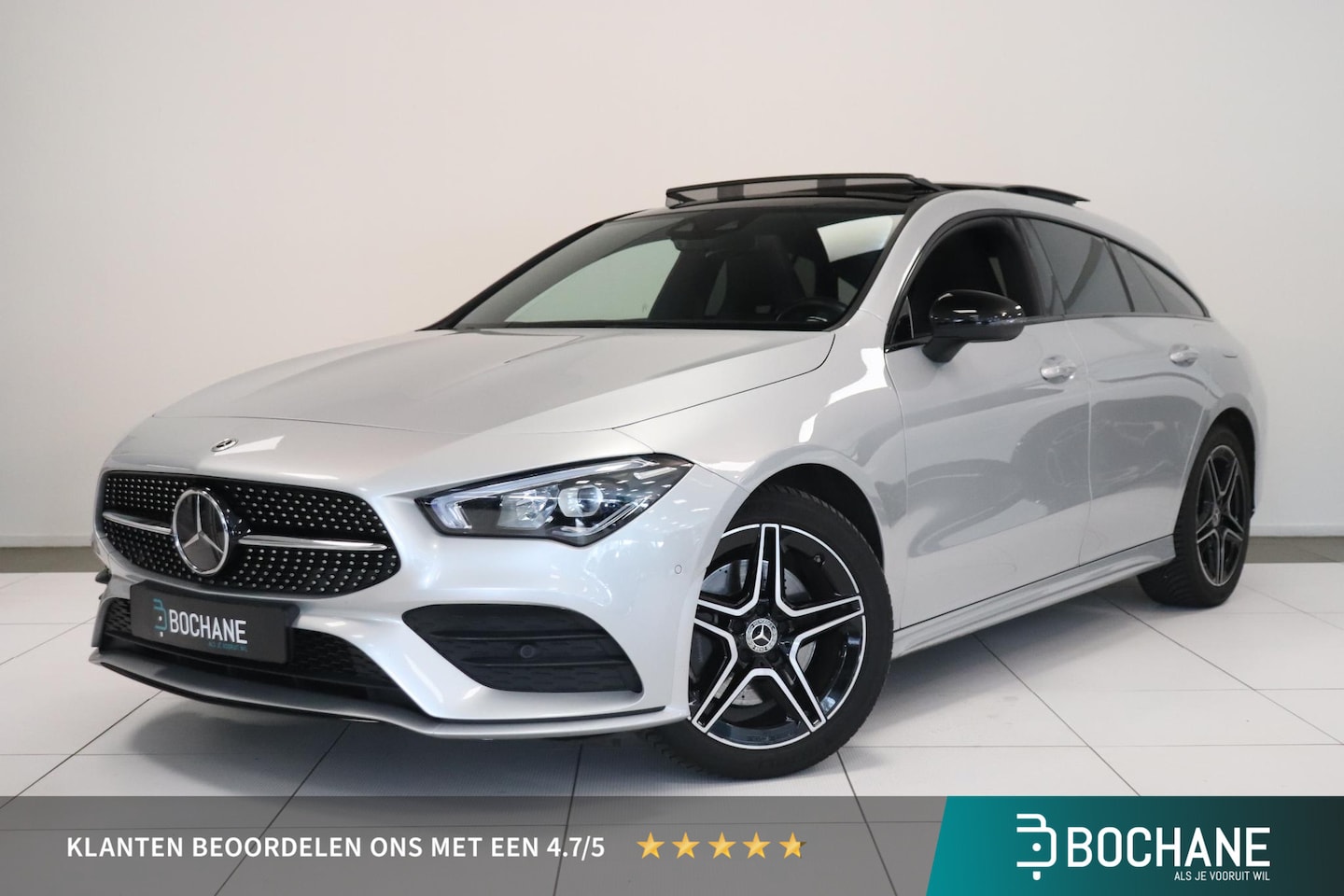 Mercedes-Benz CLA-klasse Shooting Brake - 250 e Business Solution AMG Limited | Panoramadak | Adaptieve Cruise | Camera | SoH 97,8% - AutoWereld.nl