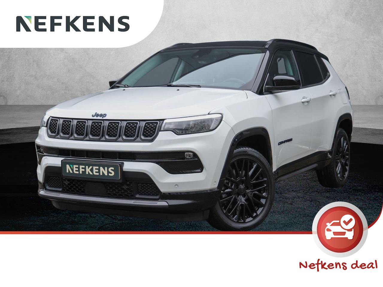 Jeep Compass - 4XE 240pk S Automaat | Plug-in Hybrid | LEER | Stoelverwarming | 19'' LM velgen | Camera | - AutoWereld.nl