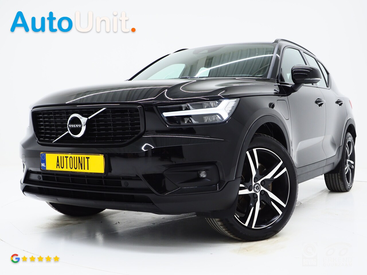 Volvo XC40 - 1.5 T5 Recharge R-Design Full Black | Camera | Keyless | Virtual | DAB | Climate | Zwarte - AutoWereld.nl