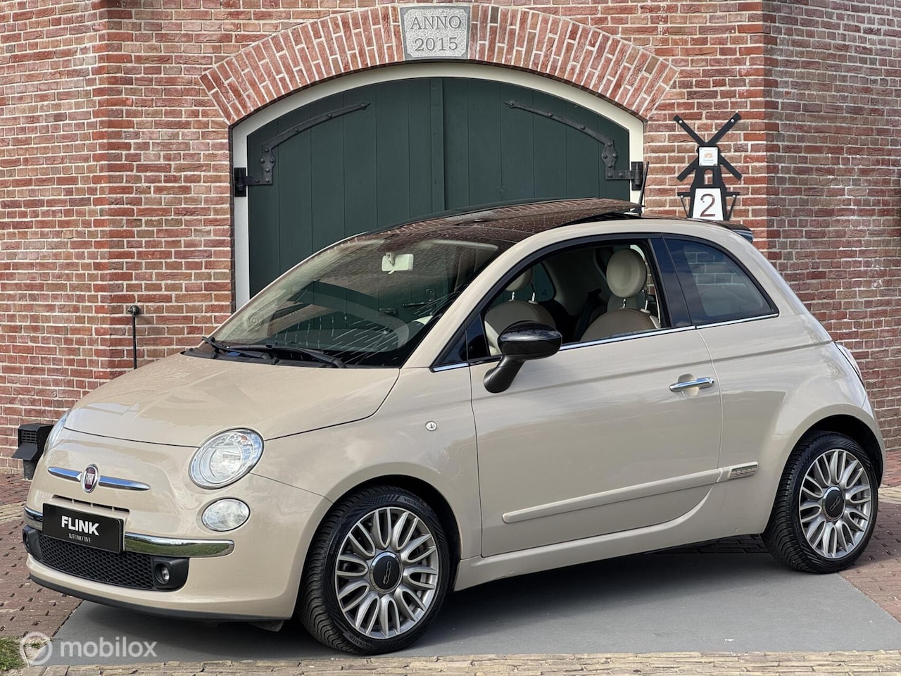 Fiat 500 - 0.9 TwinAir Turbo Panorama, Leer , Clima - AutoWereld.nl