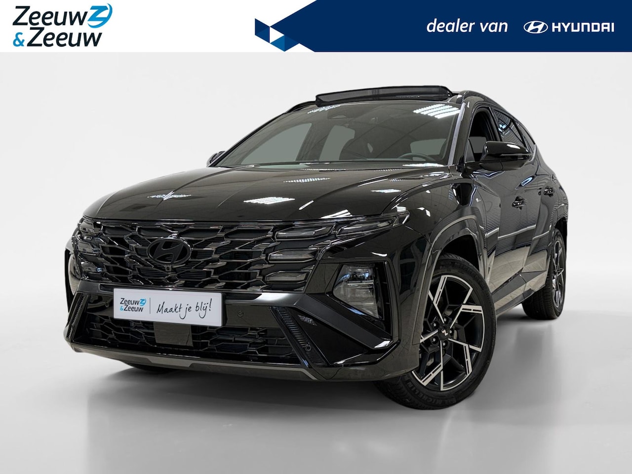 Hyundai Tucson - 1.6 T-GDI N-LINE SKY | HEV | AUTOMAAT | DIRECT LEVERBAAR | - AutoWereld.nl