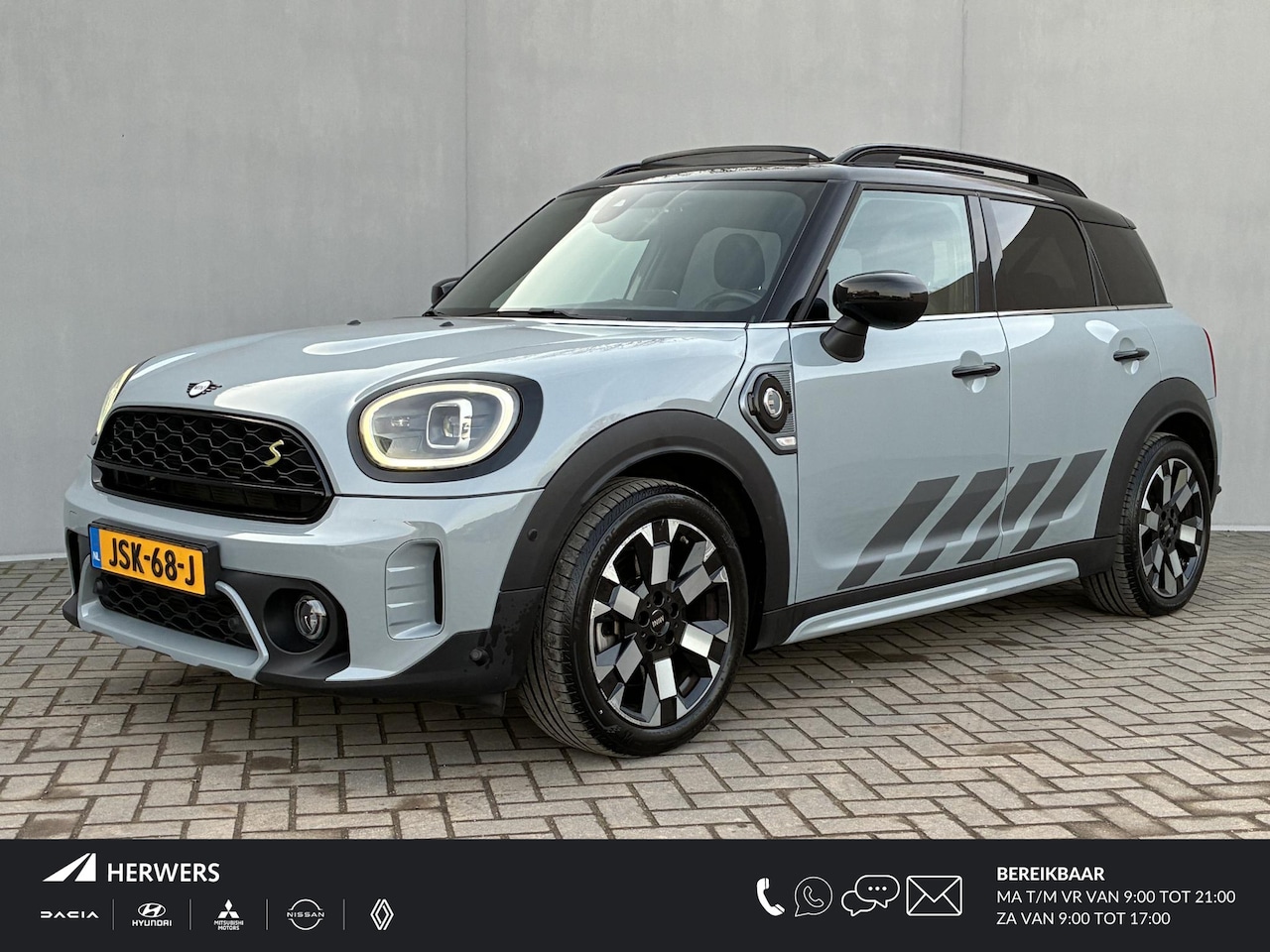 MINI Countryman - 1.5 Cooper S E ALL4 MINI Yours PHEV / Lederen Bekleding / Schuif-en Kantel Dak / Elektrisc - AutoWereld.nl
