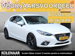 Mazda 3 - 3 2.0 GT-M/ /Dealeronderhouden/Trekhaak/Navi/HUD/Keyless/Leder/Achteruitrijcamera