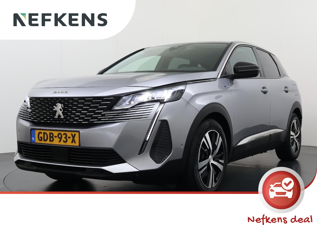 Peugeot 3008 - 1.6 HYbrid 225 Allure Pack Business Automaat | ACCU 92% | Navigatie | Trekhaak | Stoelverw - AutoWereld.nl
