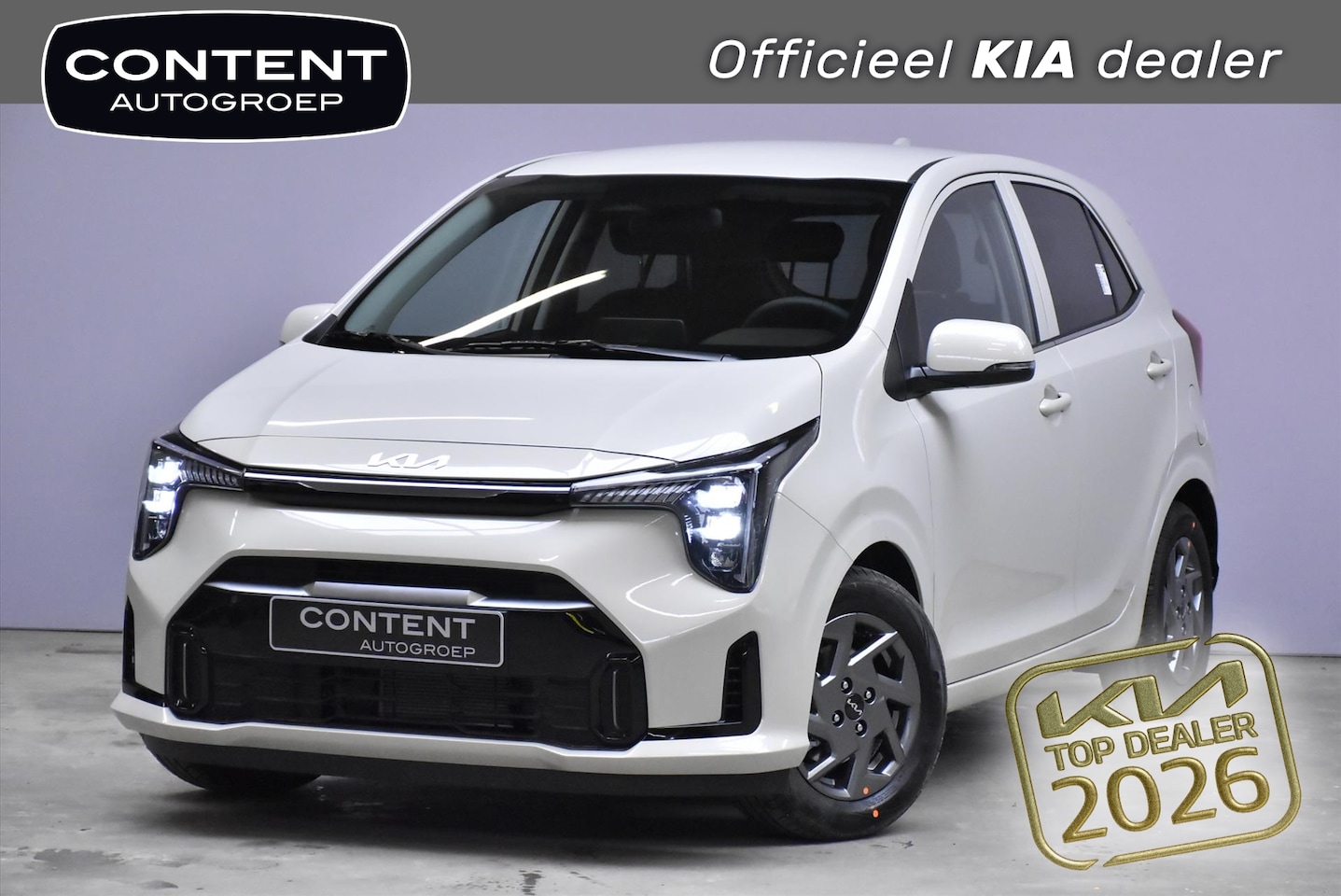 Kia Picanto - 1.0 GDI 4-zits DynamicPlusLine NIEUW - LEVERBAAR - AutoWereld.nl