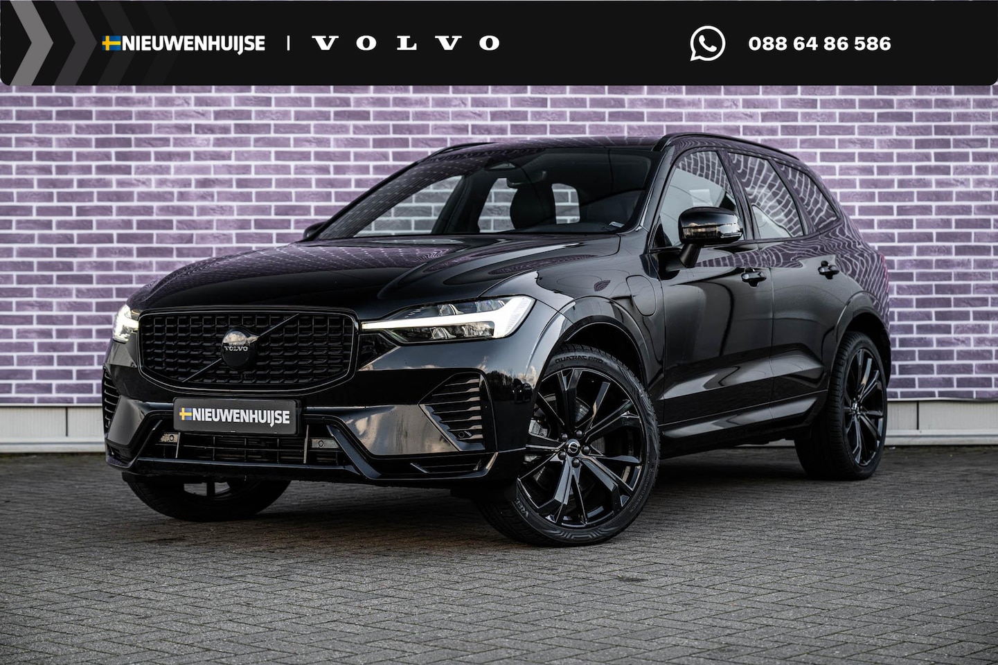 Volvo XC60 - 2.0 T6 Plug-in hybrid AWD Plus Black Edition | Long Range | Adaptieve Cruise Control | Pan - AutoWereld.nl