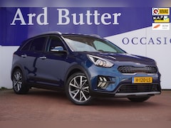 Kia Niro - 1.6 GDi Hybrid DynamicPlusLine+Led+breed-navigatie+stuur&stoel-verw+18"lmv+Leder = ORIG/NL