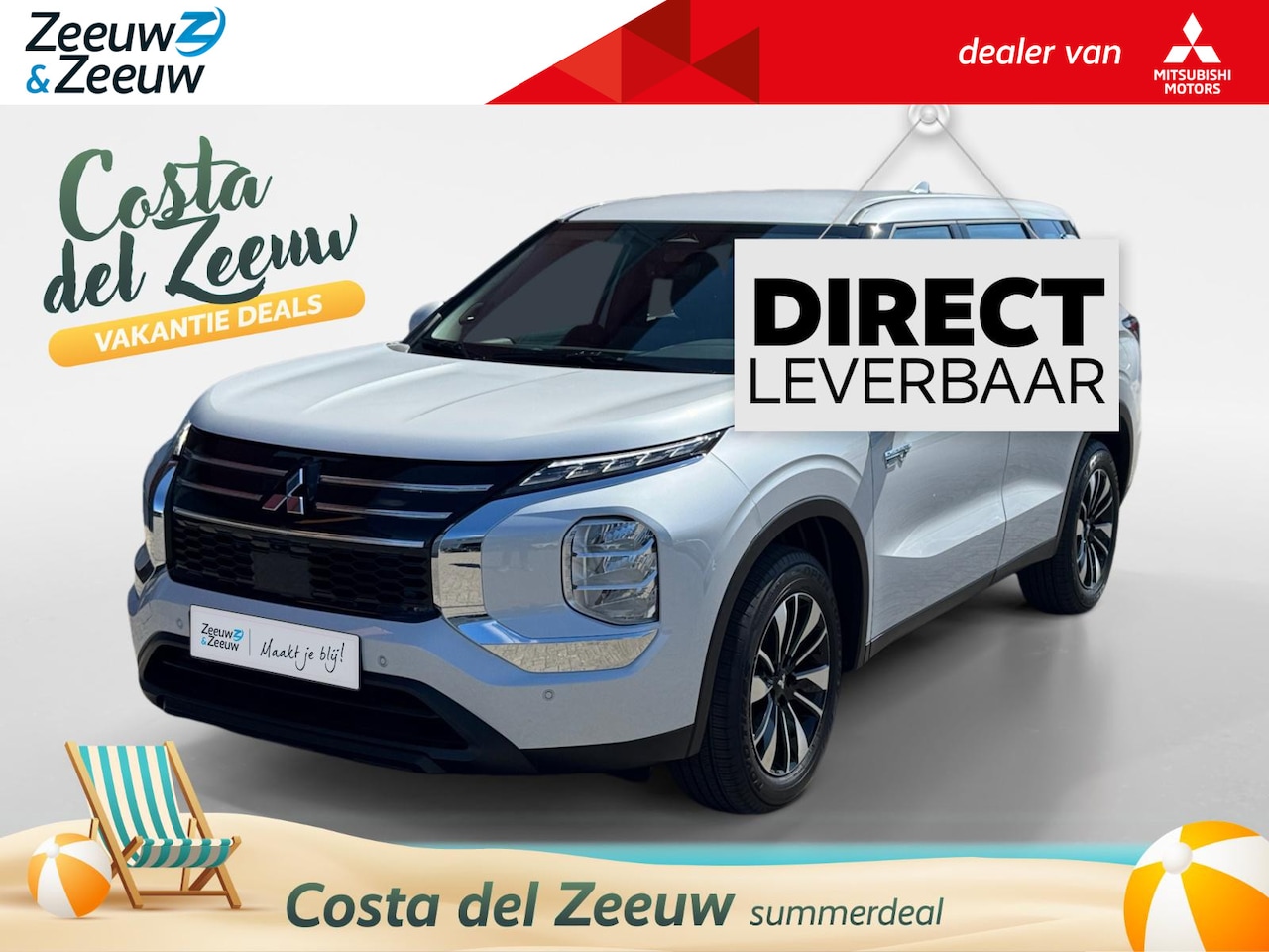 Mitsubishi Outlander - 2.4 PHEV Intense | 6.000 EURO KORTING | NIEUWE AUTO | 8 JAAR GARANTIE - AutoWereld.nl