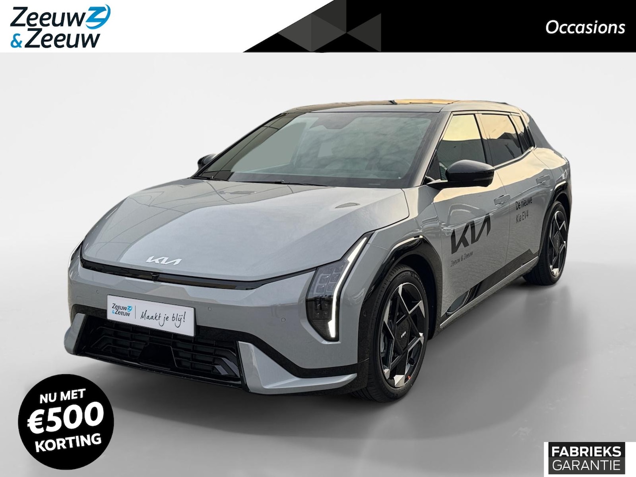 Kia EV4 - Hatchback GT-PlusLine 81.4 kWh Meest luxe uitvoering | Fabrieksgarantie 2-10-2032 +3x 1 ja - AutoWereld.nl