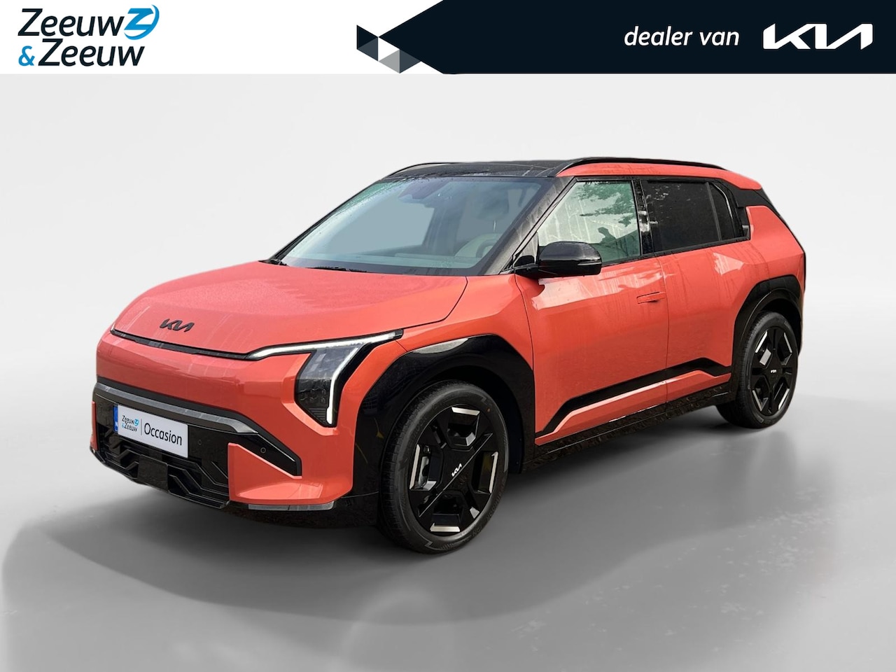 Kia EV3 - GT-Line 81.4 kWh Demonstratieauto | GT | Navigatie | Black and orange | Uniek | - AutoWereld.nl