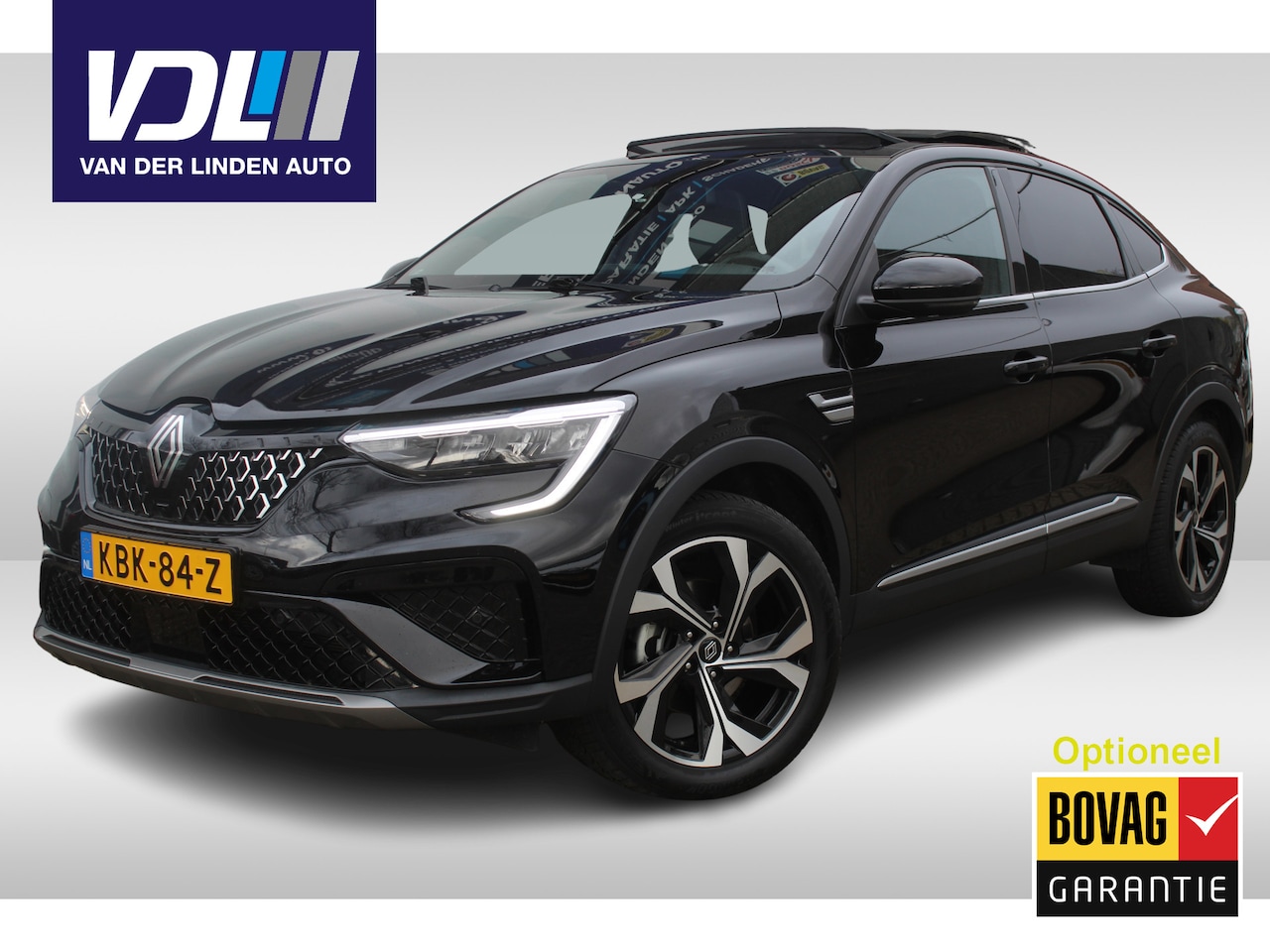 Renault Arkana - 1.6 E-Tech hybrid 145 techno Panorama dak l Apple carplay/ Android auto l Parkeer camera l - AutoWereld.nl