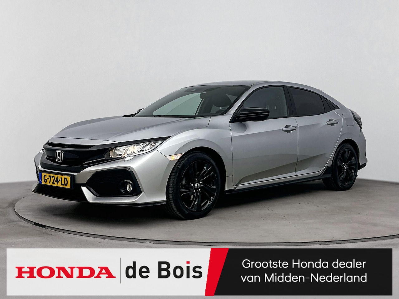 Honda Civic - 1.0 i-VTEC Black Edition | Actie! | Leder | Navigatie | Apple Carplay/Android Auto | Trekh - AutoWereld.nl