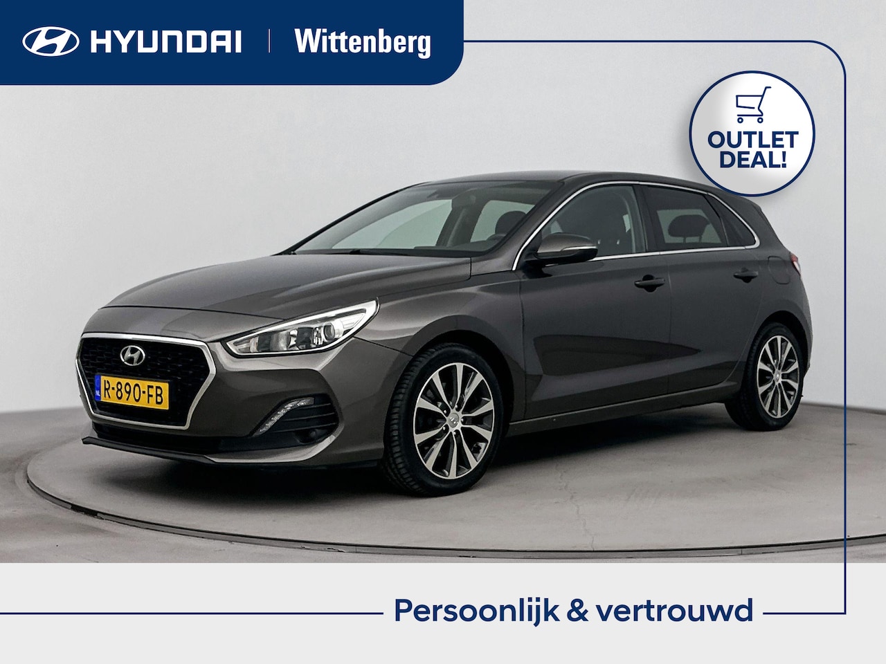 Hyundai i30 - 1.4 T-GDI Comfort Aut. | ACTIE! | Stoel + stuurverwarming | 17" Lm-wielen | Navigatie | Ca - AutoWereld.nl