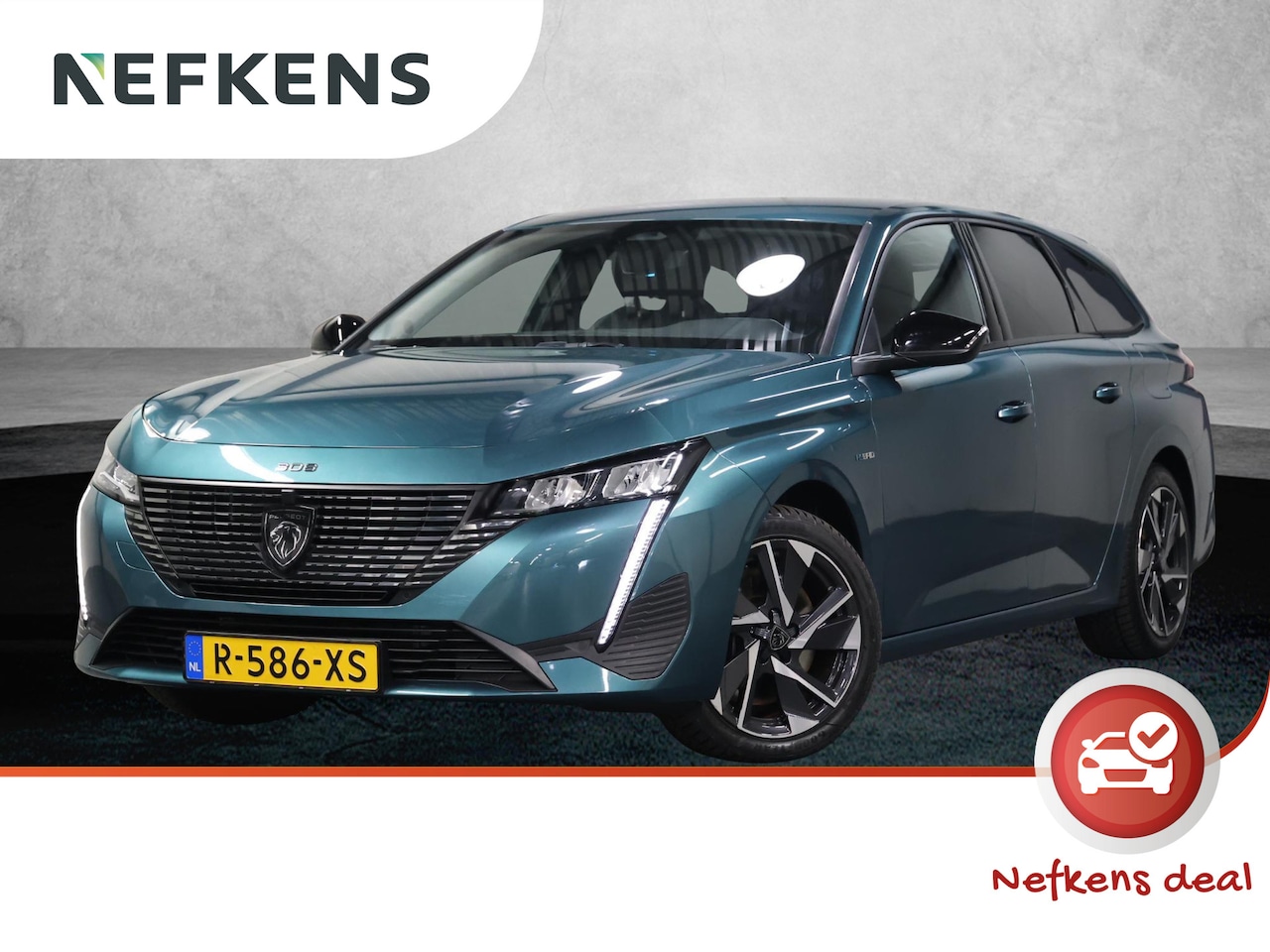 Peugeot 308 SW - 180PK HYbrid Allure Pack | 1ste eigenaar | ACCURAPPORT 95,8% |  AUTOMAAT | LEER/Stof | Sto - AutoWereld.nl