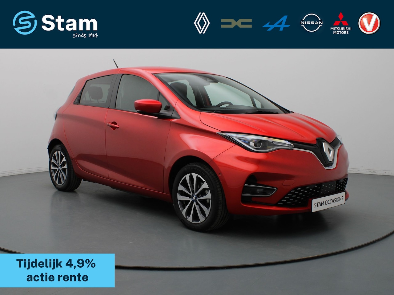 Renault Zoe - R135 Intens 52 kWh HUURBATTERIJ Automaat Camera | Cruise | Navi | Parkeersens. v+a - AutoWereld.nl