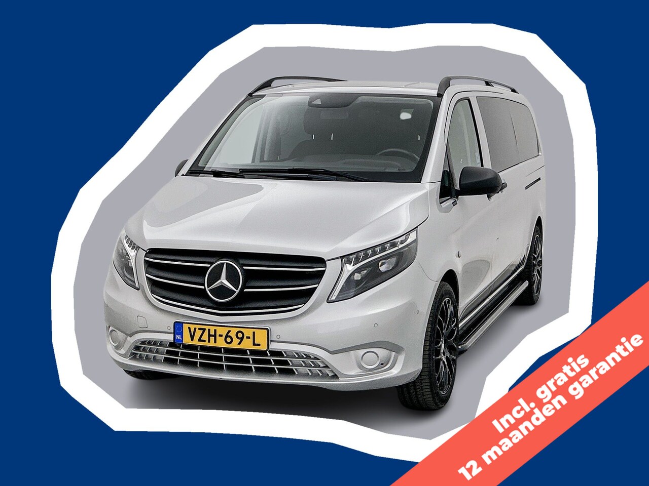 Mercedes-Benz Vito - 114 CDI Extra Lang DC Gratis 12 Maanden Garantie 19 inch AMG Dubbele Cabine Led Trekhaak 2 - AutoWereld.nl