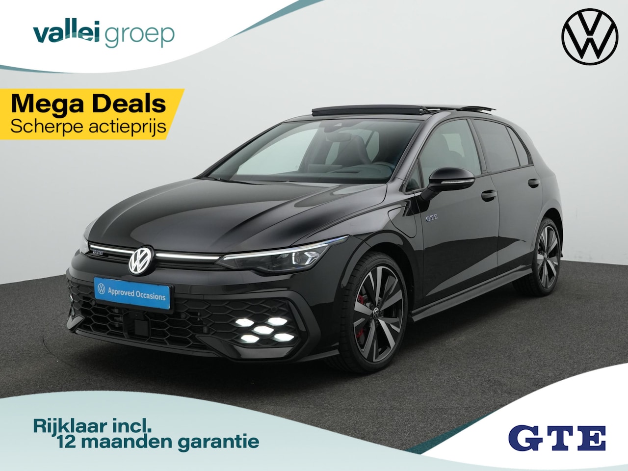 Volkswagen Golf - 1.5 eHybrid 272 pk DSG GTE | Panoramadak | Trekhaak | Adaptief onderstel | Head-up display - AutoWereld.nl