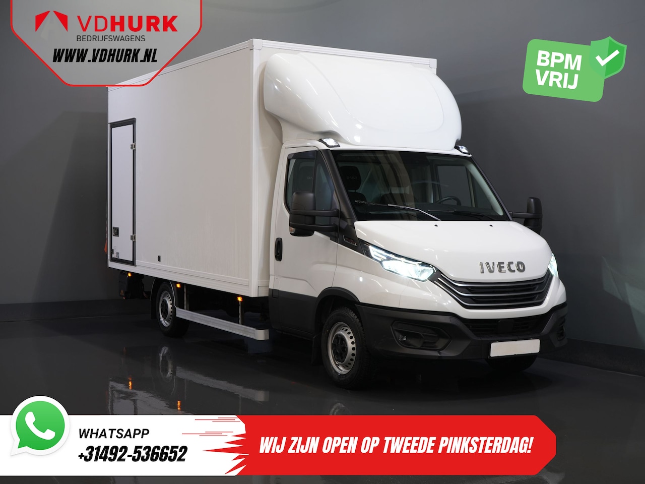 Mercedes-Benz Sprinter - (Iveco Daily) 35S18HV 3.0 Aut. ZF BPM VRIJ! Bakwagen Laadklep/ LED/ Spoiler/ Gev.stoel/ Ad - AutoWereld.nl
