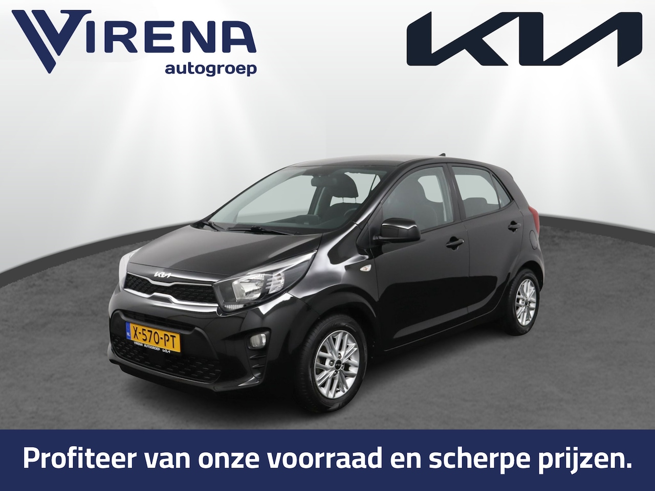 Kia Picanto - 1.0 DPi DynamicLine AUTOMAAT - Apple Carplay/Andoid Auto - Achteruitrijcamera - Cruise Con - AutoWereld.nl