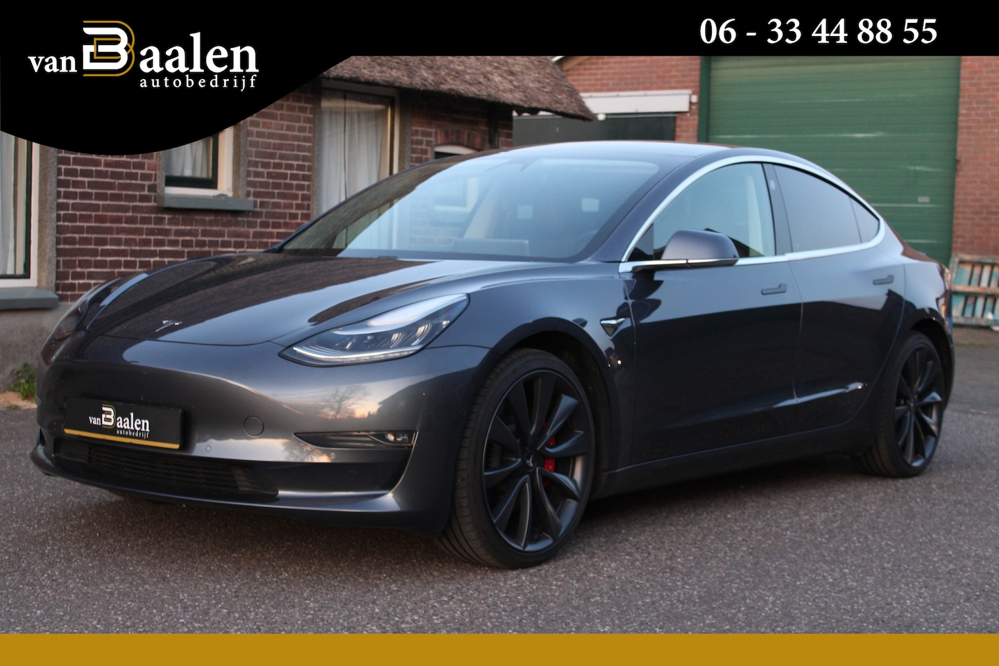 Tesla Model 3 - Performance AWD 75 kWh SOh LEER NAVI PANO 105000KM!! - AutoWereld.nl
