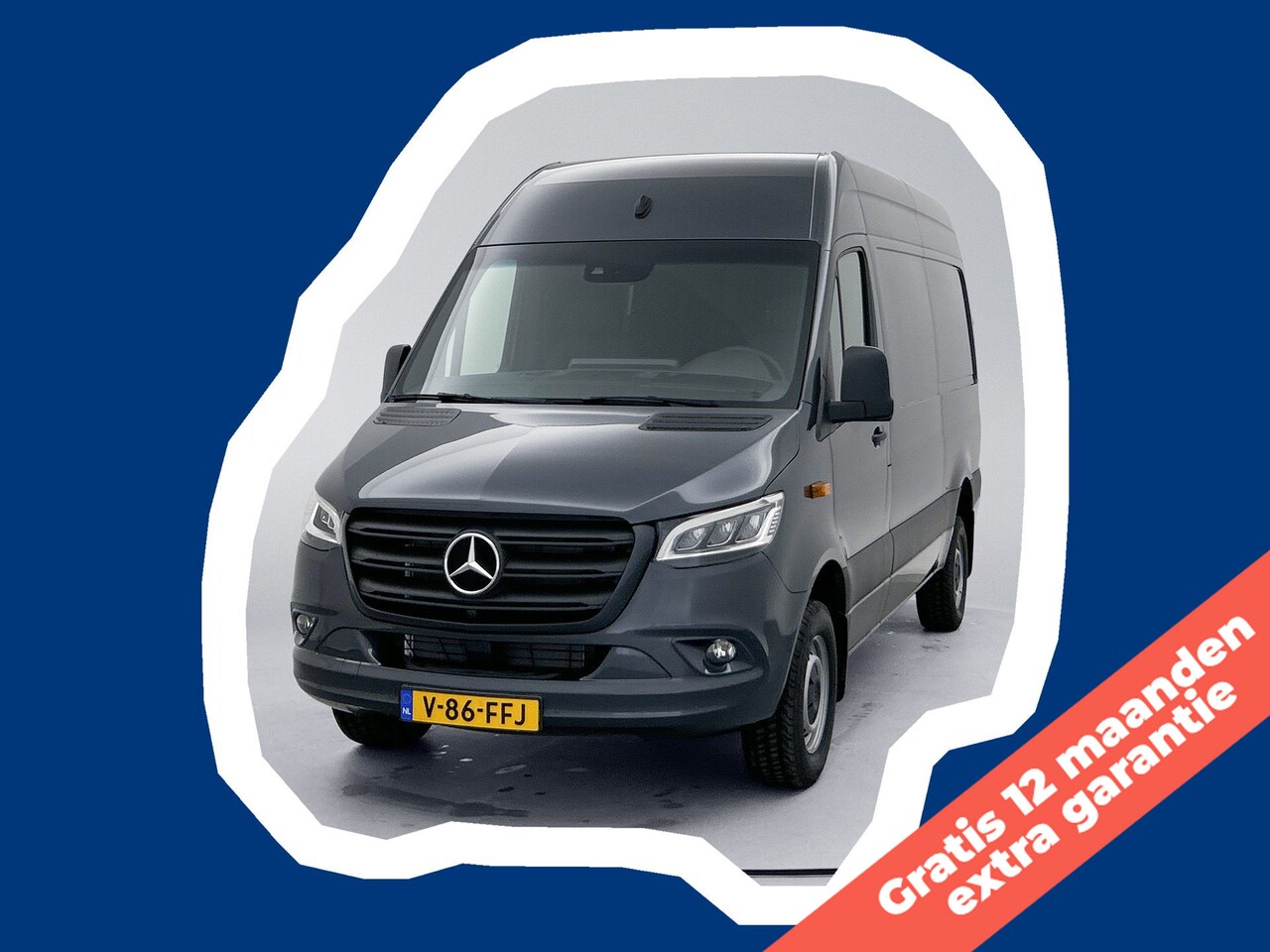 Mercedes-Benz Sprinter - 319 1.9 CDI 366 L2H2 Gratis 12 Maanden Extra Garantie 9G-Automaat Nieuw BPM Vrij LED Navig - AutoWereld.nl