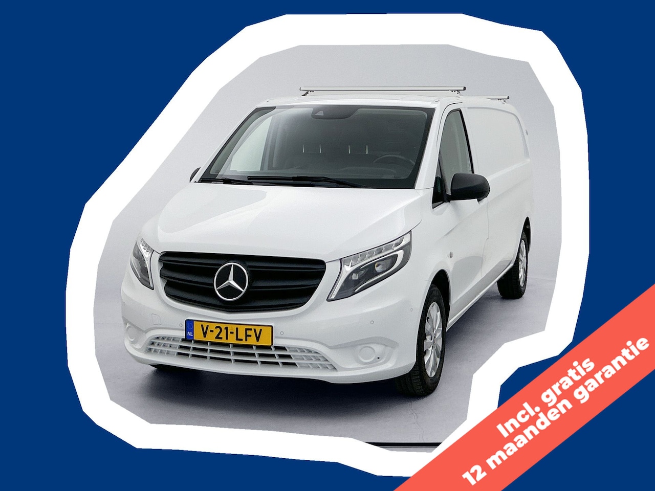 Mercedes-Benz Vito - 116 CDI Extra Lang Gratis 12 Maanden Garantie Led Trekhaak Navigatie Apple Carplay/Android - AutoWereld.nl