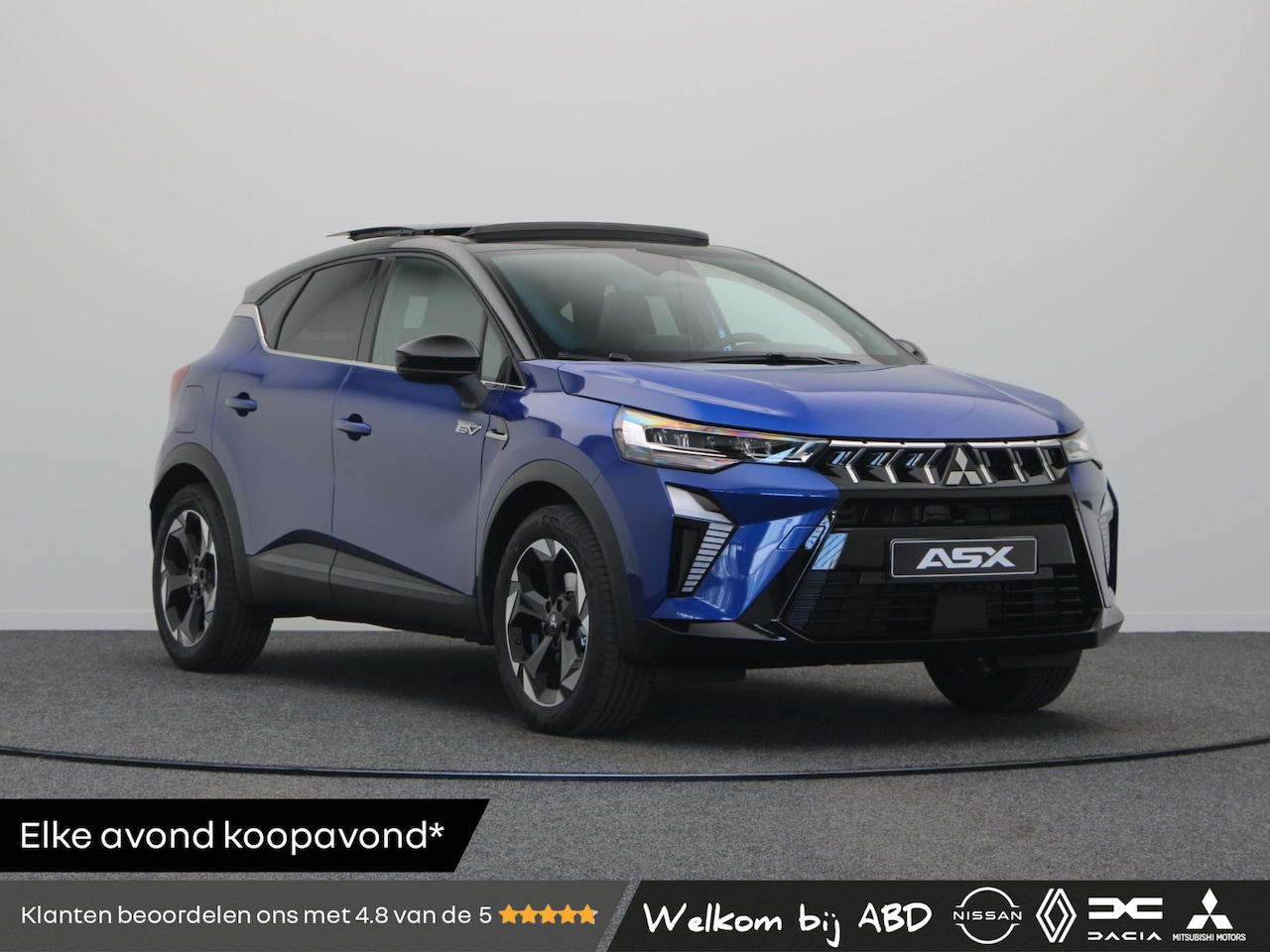 Mitsubishi ASX - 1.6 HEV 145pk AT Instyle | Harmon kardon | Schuif- kanteldak | Lederen bekleding | - AutoWereld.nl