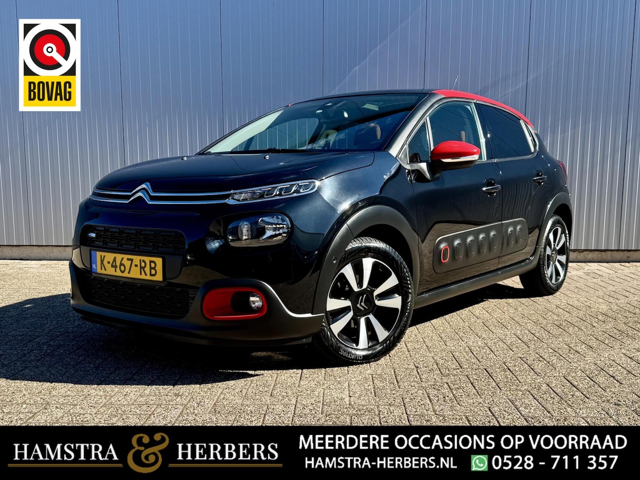 Citroën C3 - 1.2 PureTech S&S Shine zwart - AutoWereld.nl
