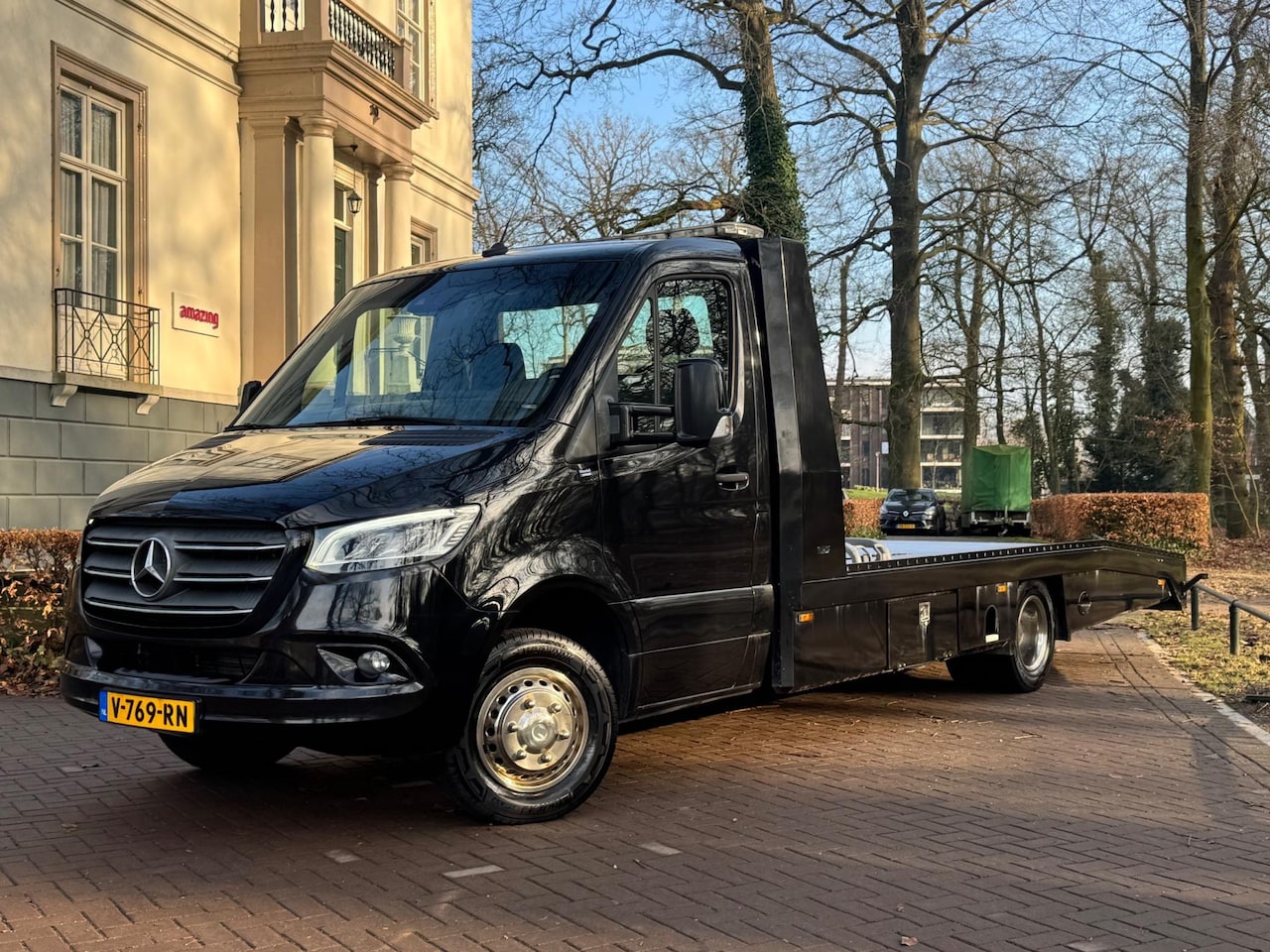 Mercedes-Benz Sprinter - 519 3.0 CDI V6 Tijhof Luchtvering 1E-Eigenaar Dealer onderhouden Memory Cruise Full Option - AutoWereld.nl