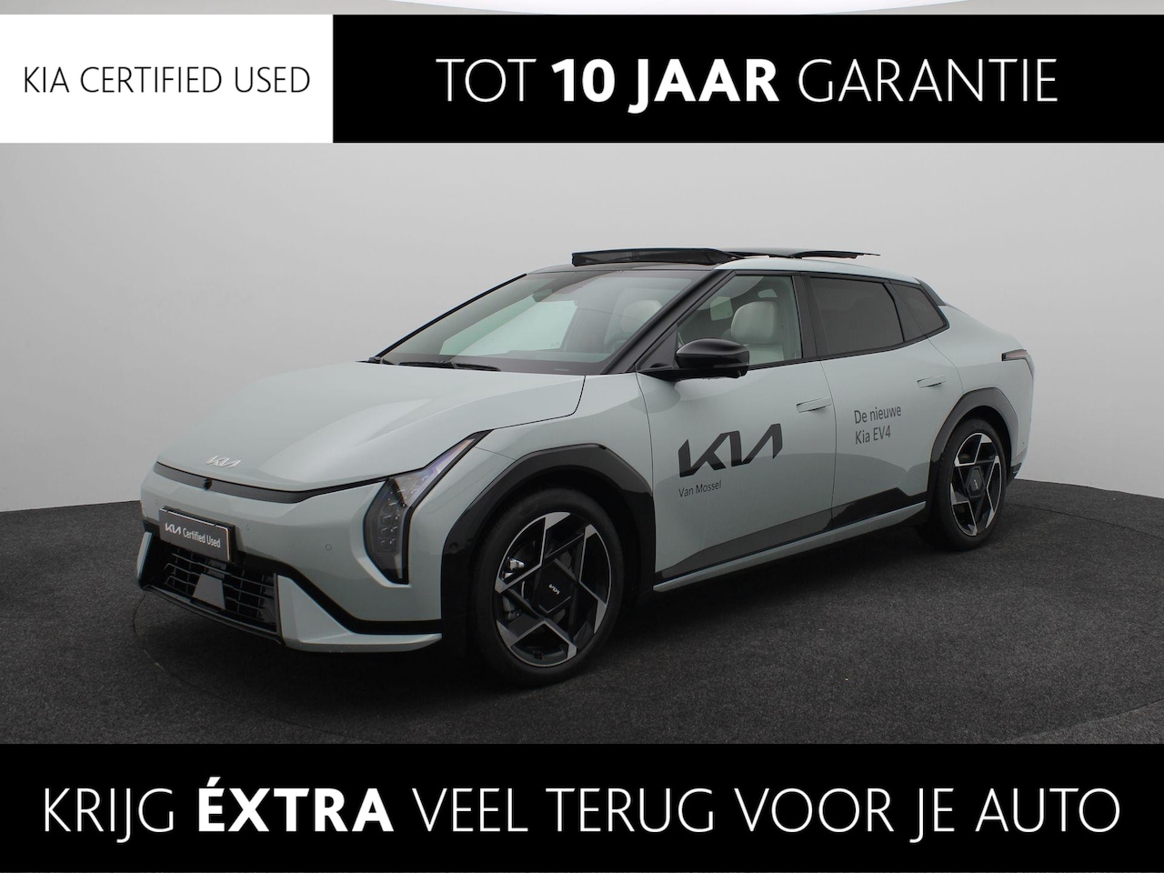 Kia EV4 - GT-PlusLine 81.4 kWh Leder | Elektr. stoel met geheugen | Dodehoekcamera | 360 Camera | He - AutoWereld.nl