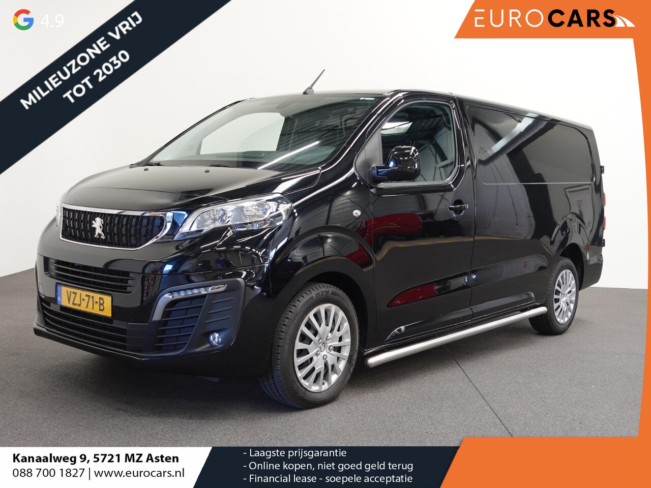 Peugeot Expert - 2.0 BlueHDI 145PK L3 Automaat Airco Navigatie Trekhaak Cruise Control Carplay - AutoWereld.nl