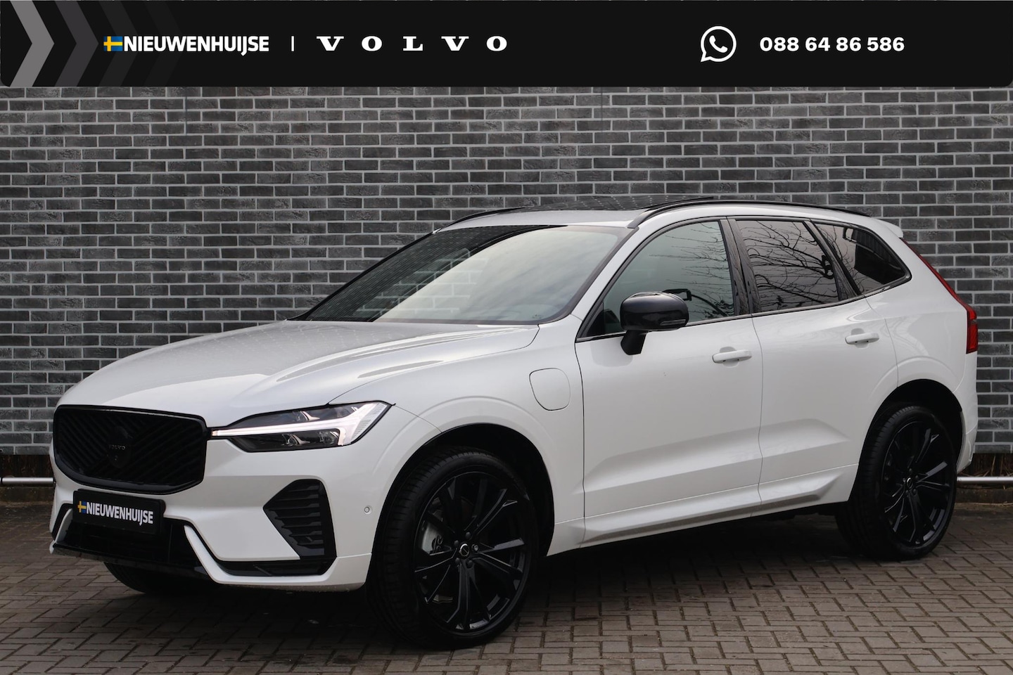Volvo XC60 - 2.0 T6 Plug-in Hybrid AWD Plus Black Edition | Long Range PHEV | Facelift | Luchtvering | - AutoWereld.nl