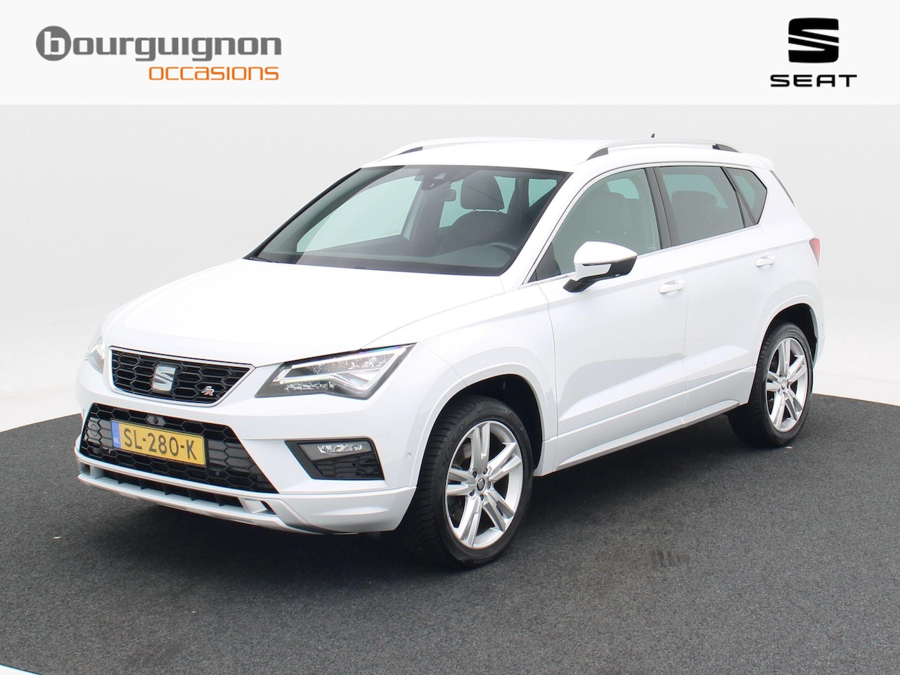 SEAT Ateca - 1.4 TSi 150 Pk Automaat FR Business Intense | Trekhaak | Full LED | 360° Camera | Seat Sou - AutoWereld.nl