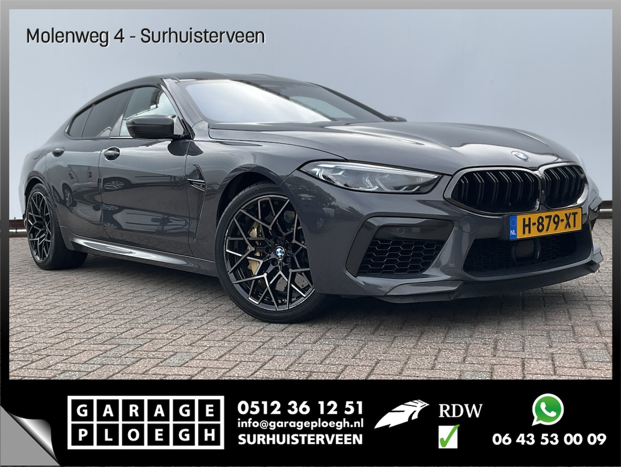 BMW M8 - Competition Keramisch Bowers&Wilkins HUD Carbon SoftClose Leder Voll.Onderhouden! - AutoWereld.nl