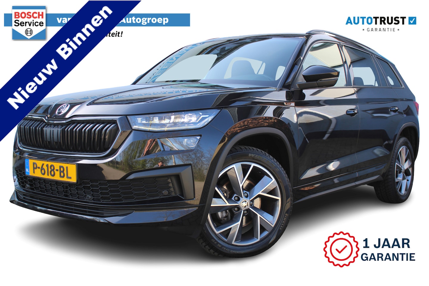 Skoda Kodiaq - 1.5 TSI Sportline Business 7p. | Incl. 12 maanden Garantie | Wegklapbare trekhaak | Elektr - AutoWereld.nl