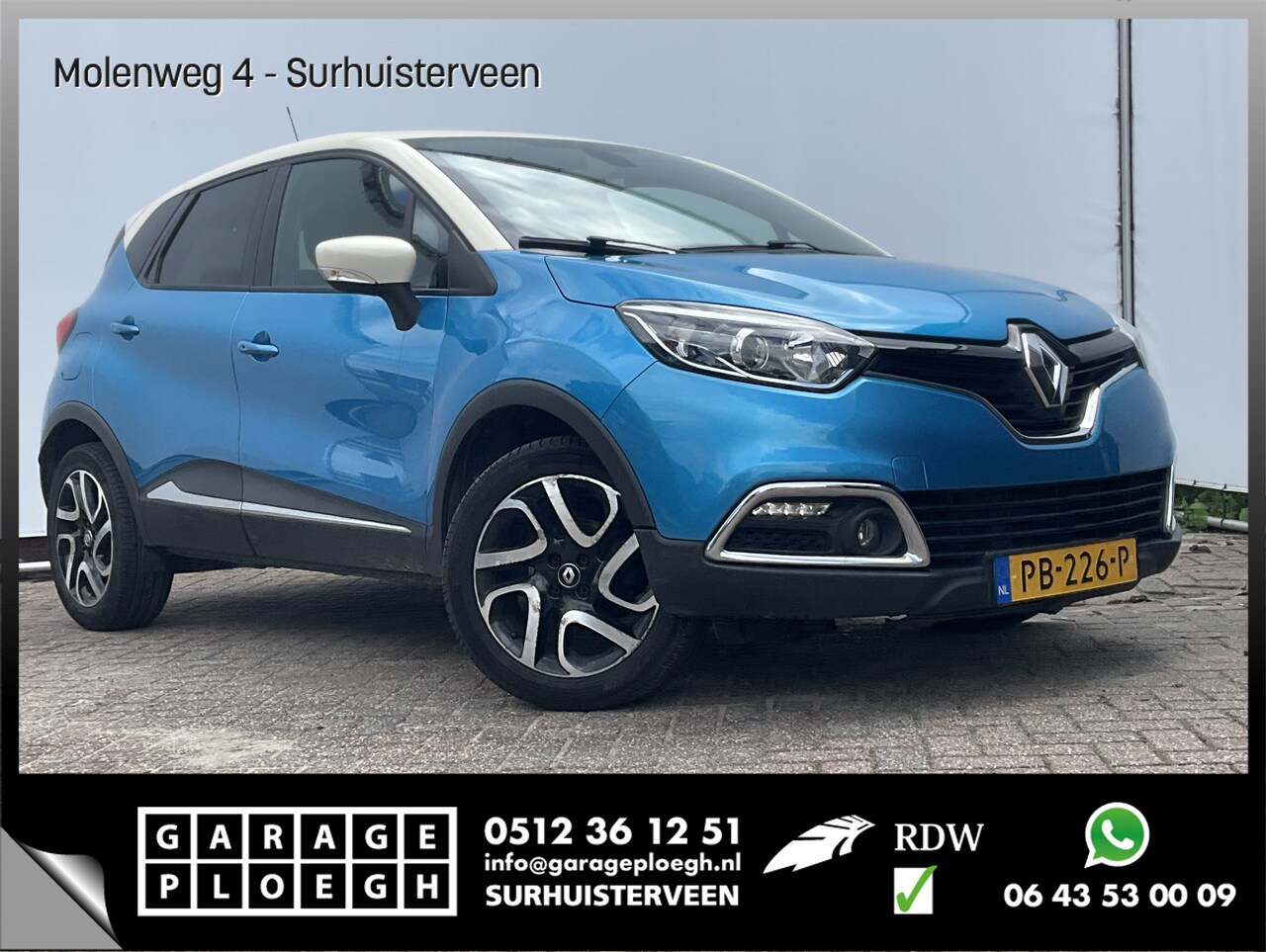 Renault Captur - 0.9 TCe Dynamique Nav/Cam Cruise Keyless Volledig Onderhouden! - AutoWereld.nl
