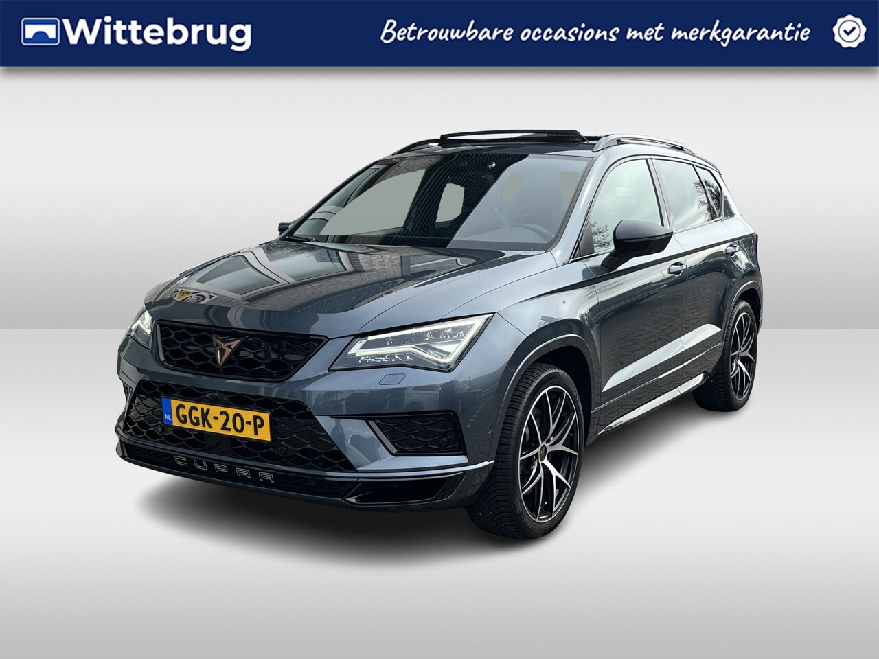 CUPRA Ateca - 2.0 TSI 4DRIVE / AUTOMAAT/ 300 PK/ PANO/ TREKHAAK/ LEER/ 360 CAMERA/ BEATS/ ELEK.KLEP/ ELE - AutoWereld.nl