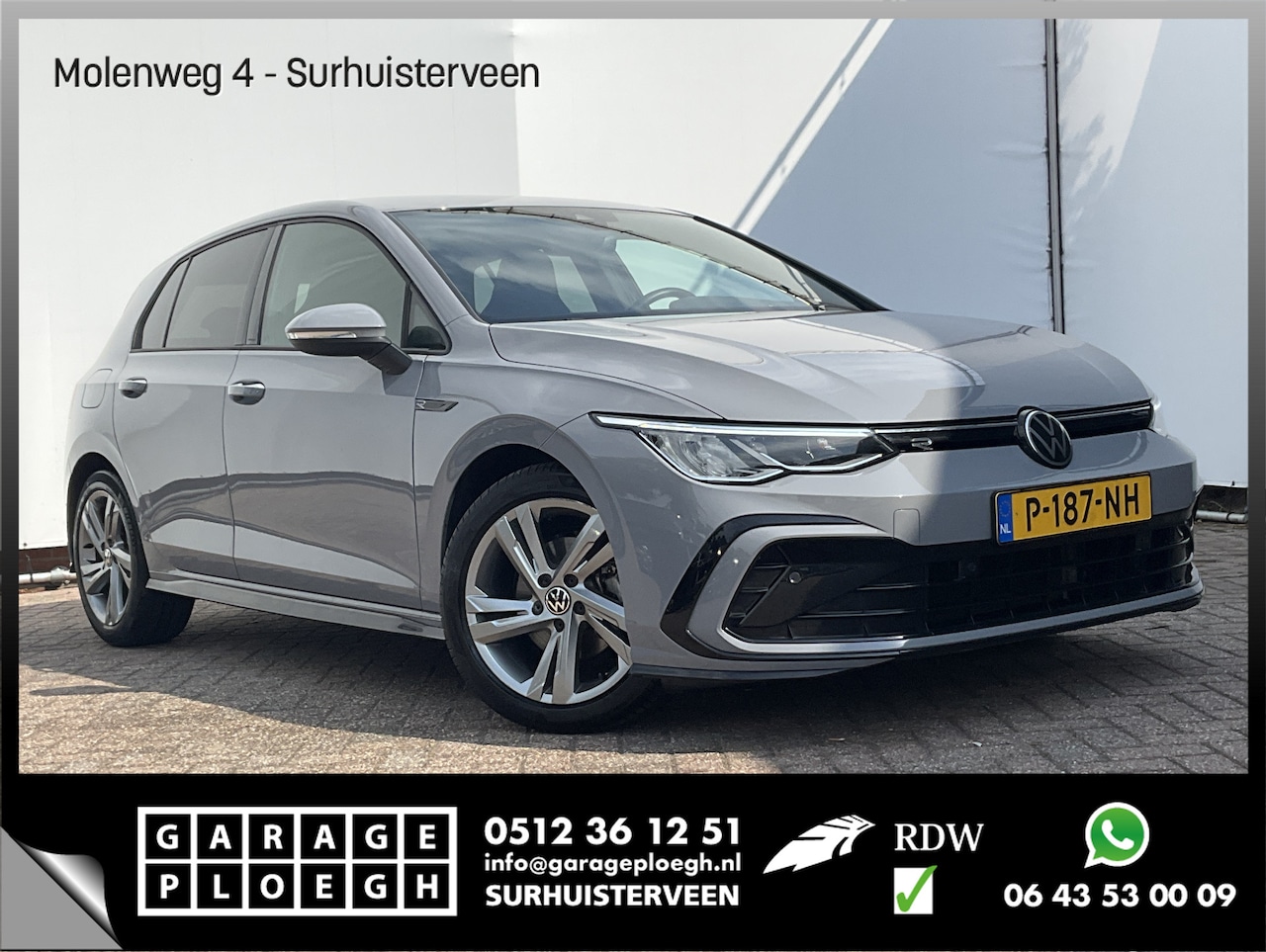 Volkswagen Golf - 1.5 eTSI R-Line Business+ Automaat Sfeerverl Stoel/Stuurverw Adap.Cruise Uitstraling! - AutoWereld.nl