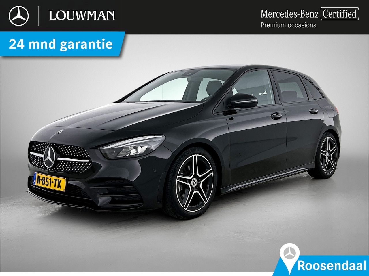 Mercedes-Benz B-klasse - 180 AMG Nightpakket | Parkeerpakket met Camera | Sfeerverlichting | Stoelverwarming | LED - AutoWereld.nl