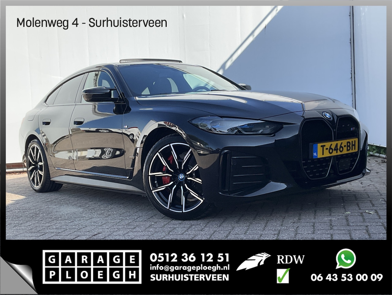 BMW i4 - M50 M-Sport 84kWh 544PK Pano Laser HUD Harman/Kardon Elek.Trekhaak Leer BOMVOL! - AutoWereld.nl