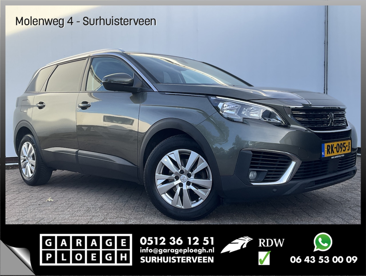 Peugeot 5008 - 7-Pers 1.2 PureTech Automaat Nav/Cam Carplay Cruise Voll.Onderhouden! - AutoWereld.nl