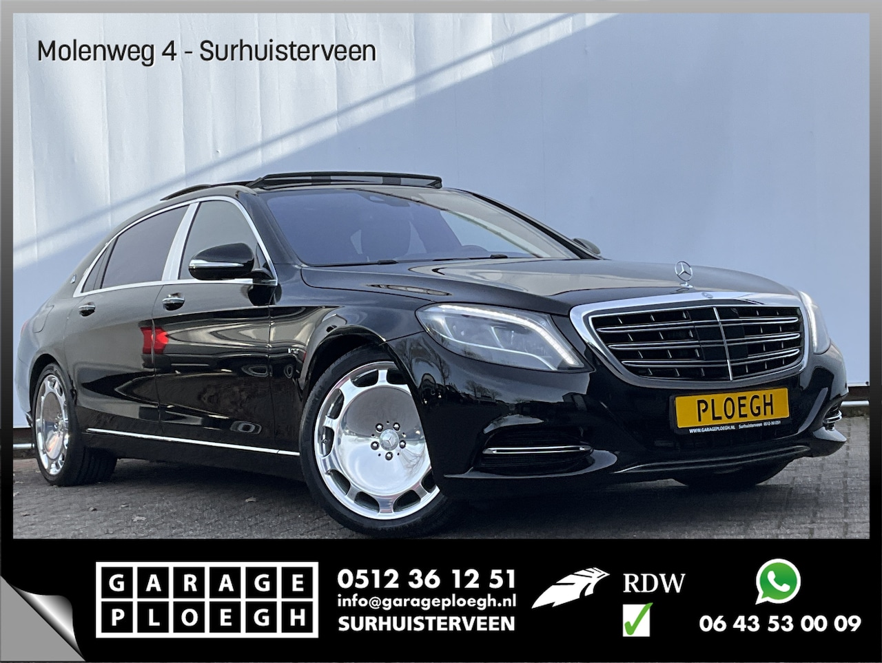 Mercedes-Benz S-klasse - 600 Maybach B&O(811) HUD 360° Nachtsysteem(610) Uniek - AutoWereld.nl